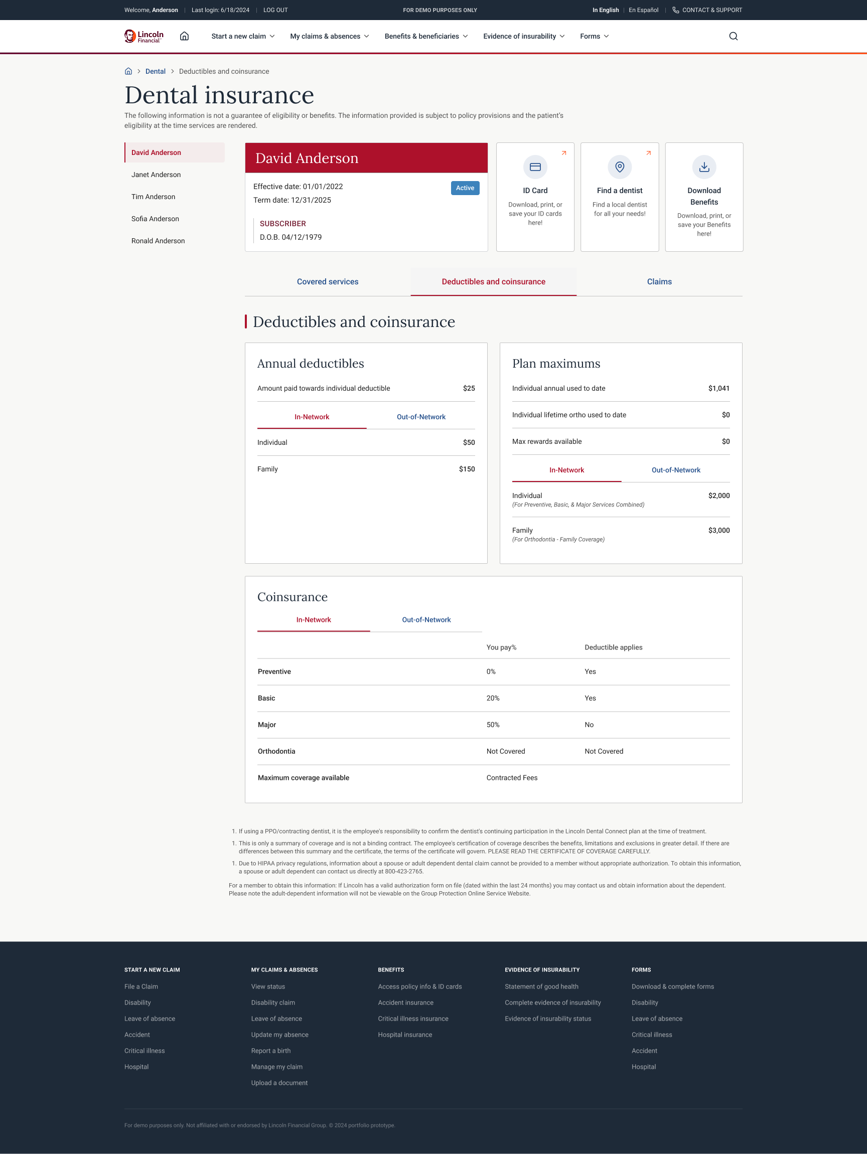 Dental Benefits Member Portal