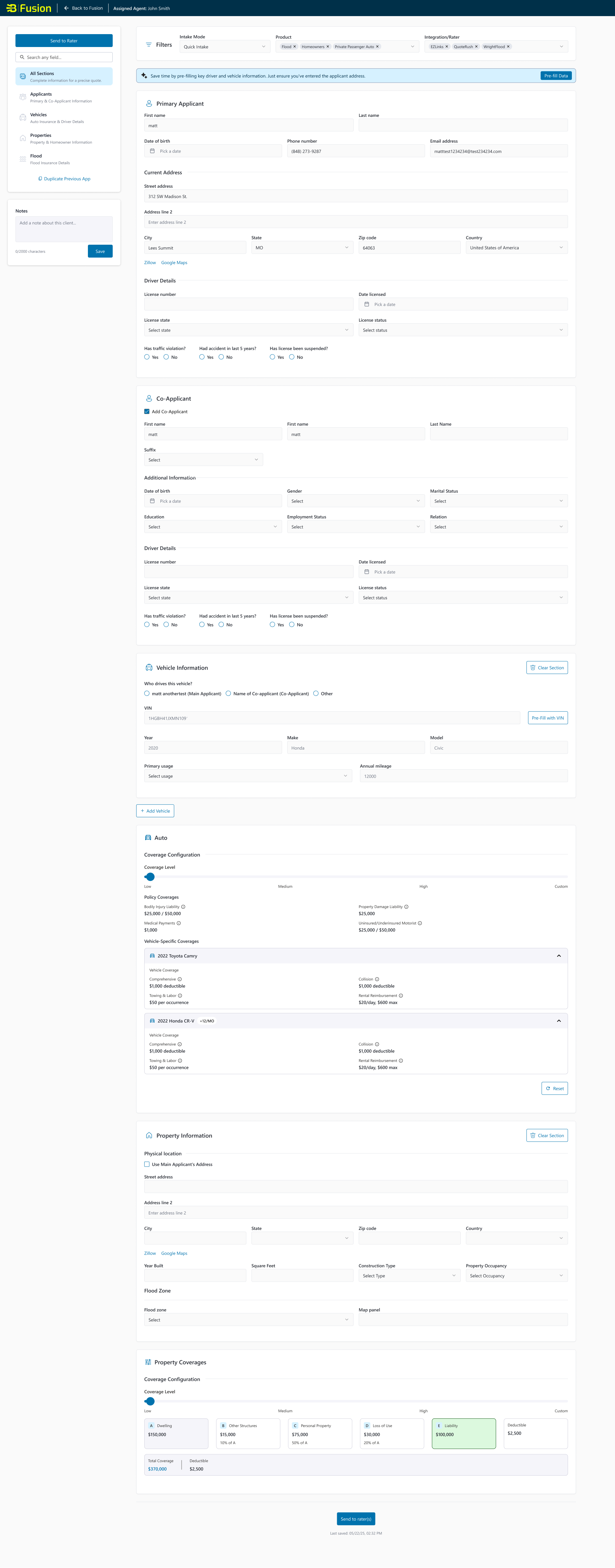 After user testing mockup 1