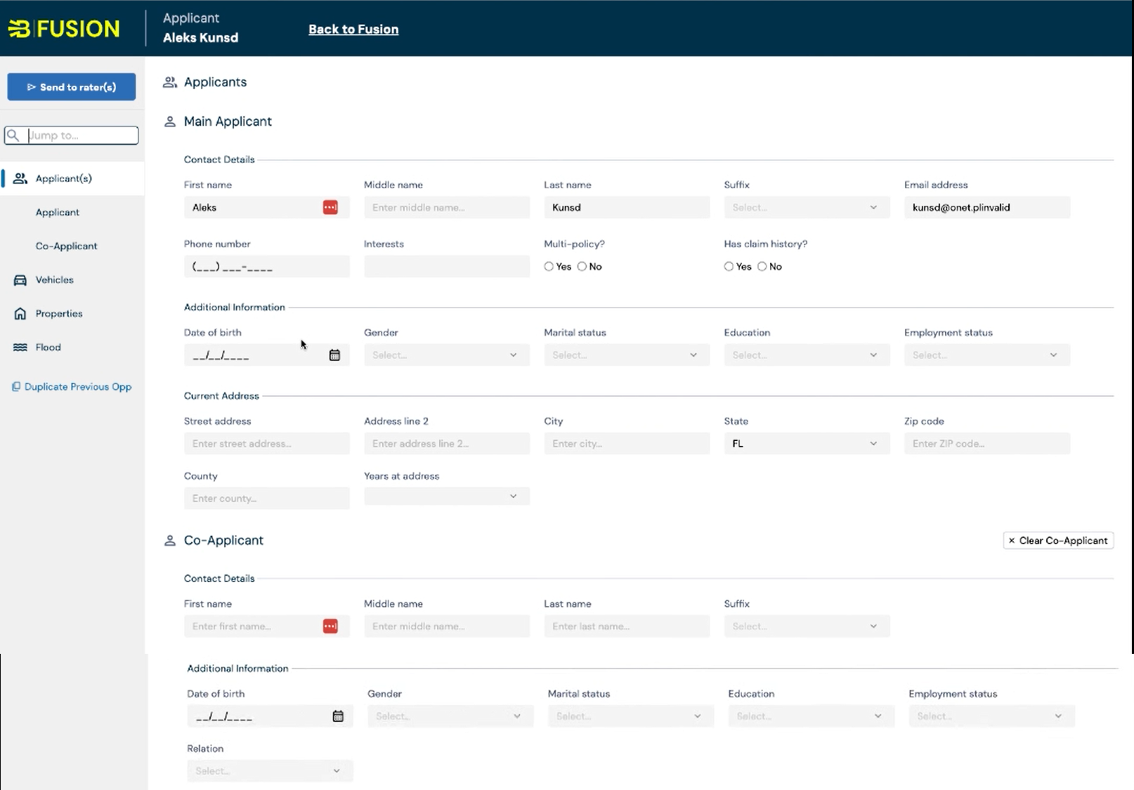 Before user testing mockup 1