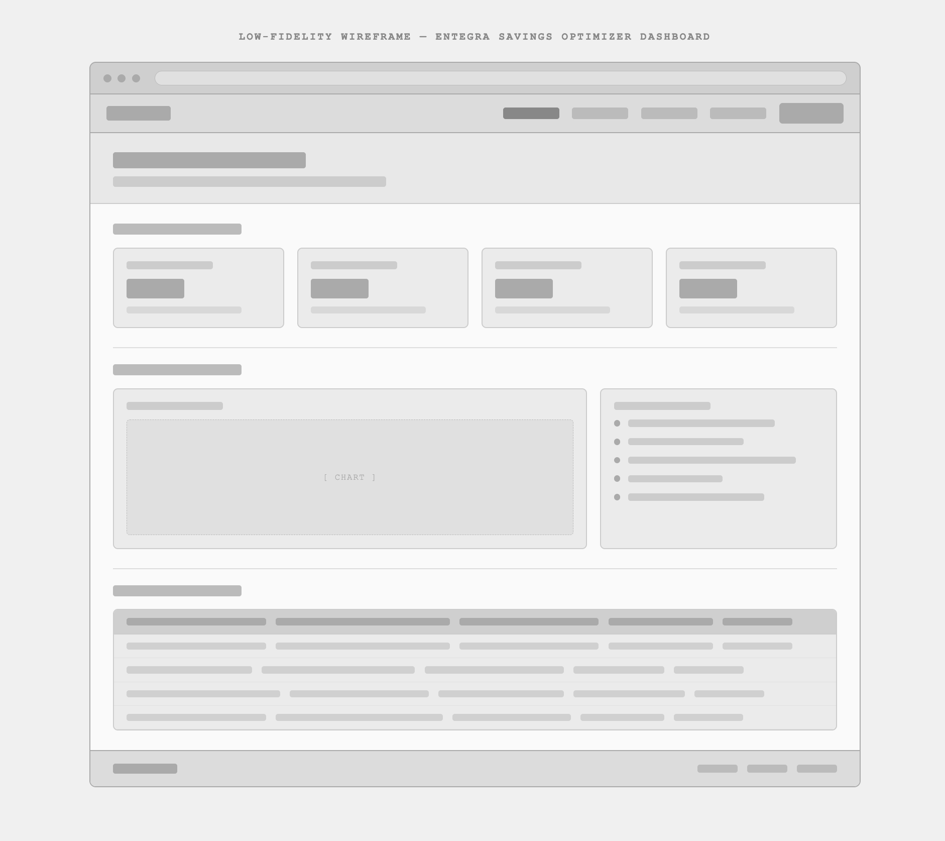 Low fidelity wireframe 1
